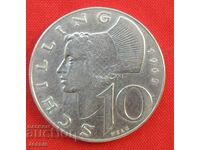 10 șilingi 1965 Austria Argint