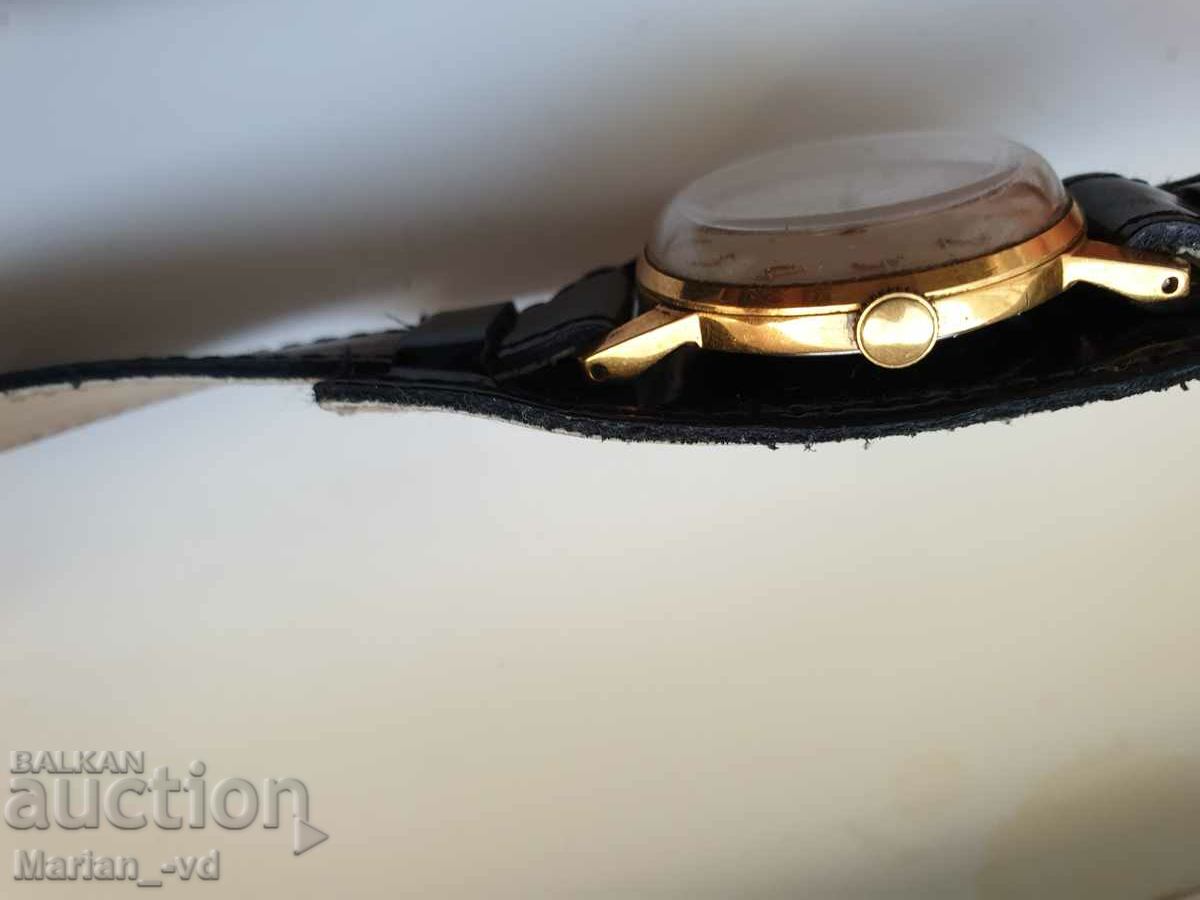 Ceas barbatesc placat cu aur Zaria 17 bijuterii - 7 Ceas barbatesc placat cu aur Zaria 17 bijuterii - 7