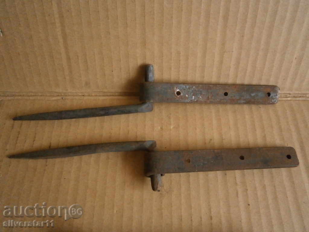 LOT forjat balamale din fier - 5 LOT forjat balamale din fier - 5