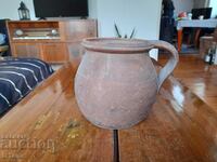 An old ceramic pot