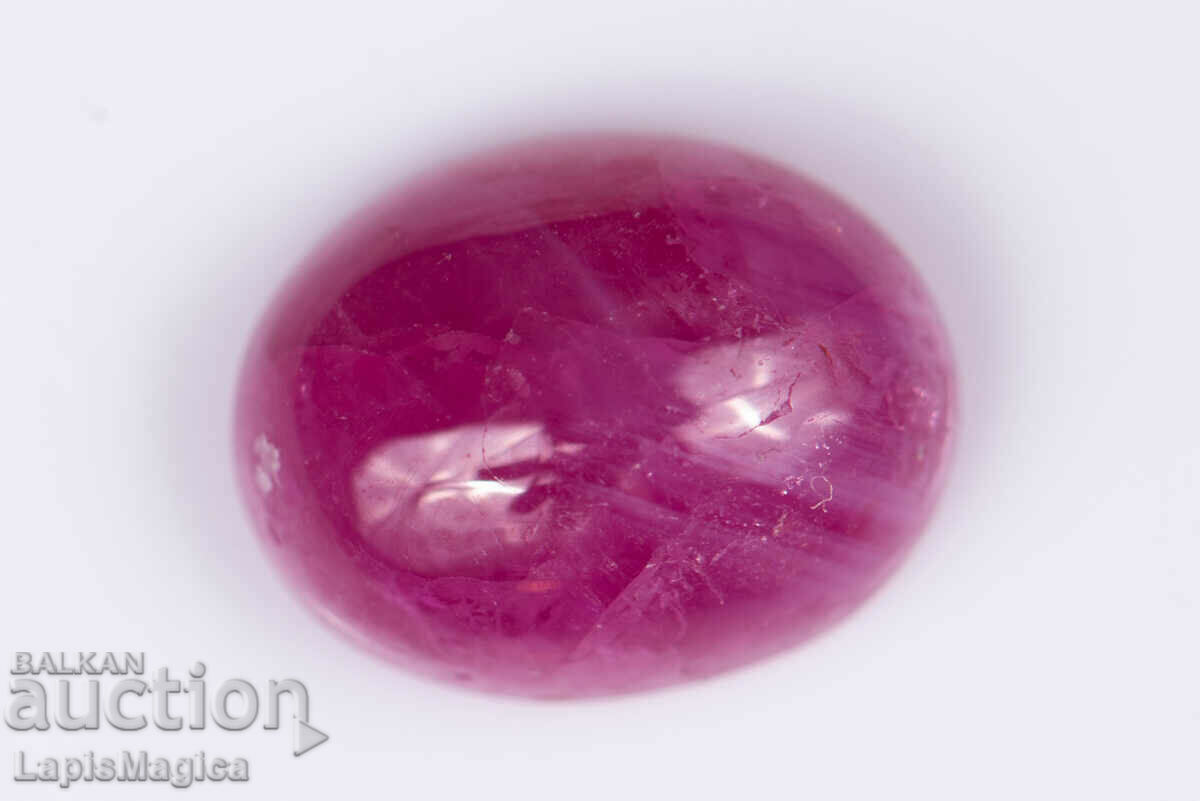 Ruby 2.95ct Oval Cabochon Heat Only