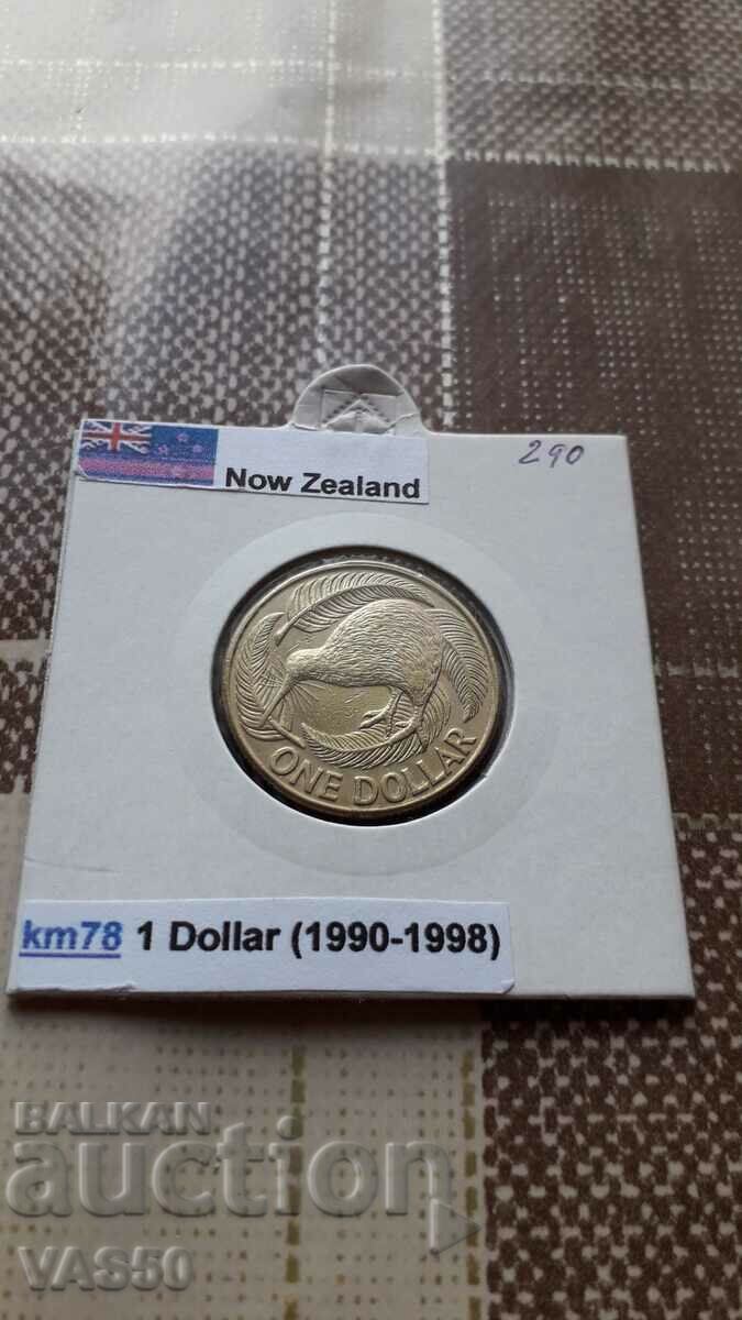 290. N. ZEALAND-1 dol. 1990