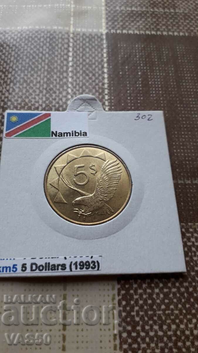 302. NAMIBIA-5 dolari 2012