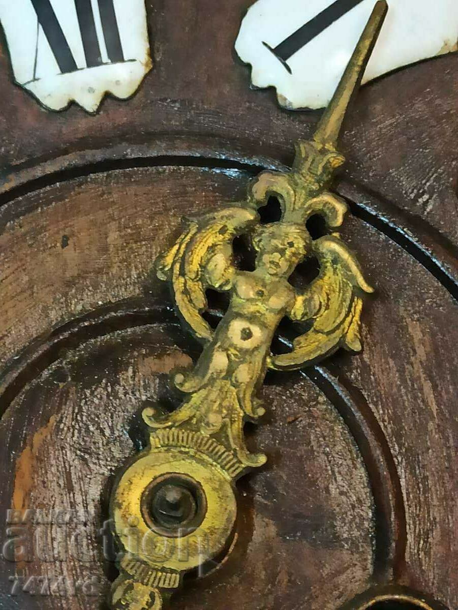 Auction Antique Japy Freres thermometer and barometer clock Auction Antique Japy Freres thermometer and barometer clock