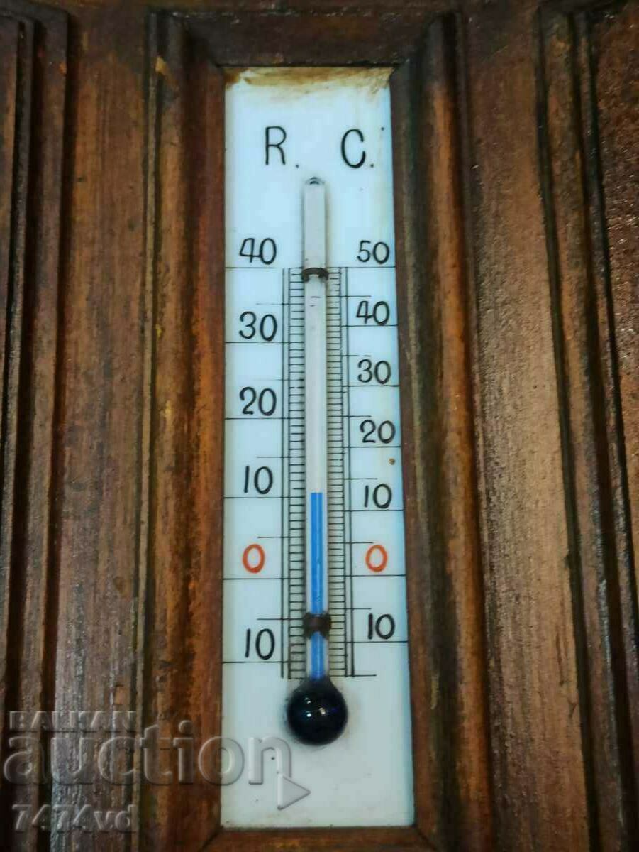 Antique Japy Freres thermometer and barometer clock - 5 Antique Japy Freres thermometer and barometer clock - 5