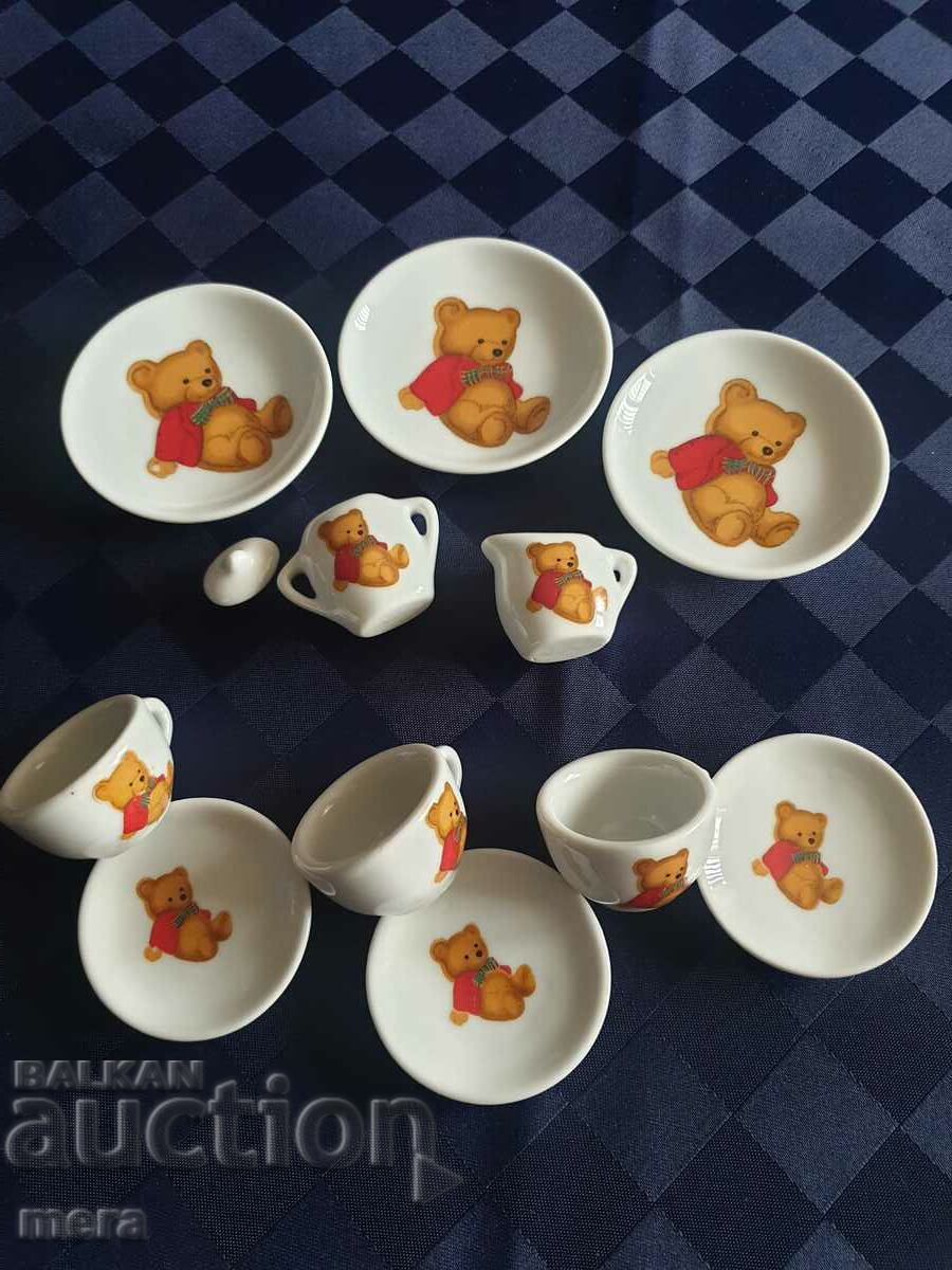 Porcelain miniature children's set with price 15.00 BGN | € 7.67 Porcelain miniature children's set with price 15.00 BGN | € 7.67