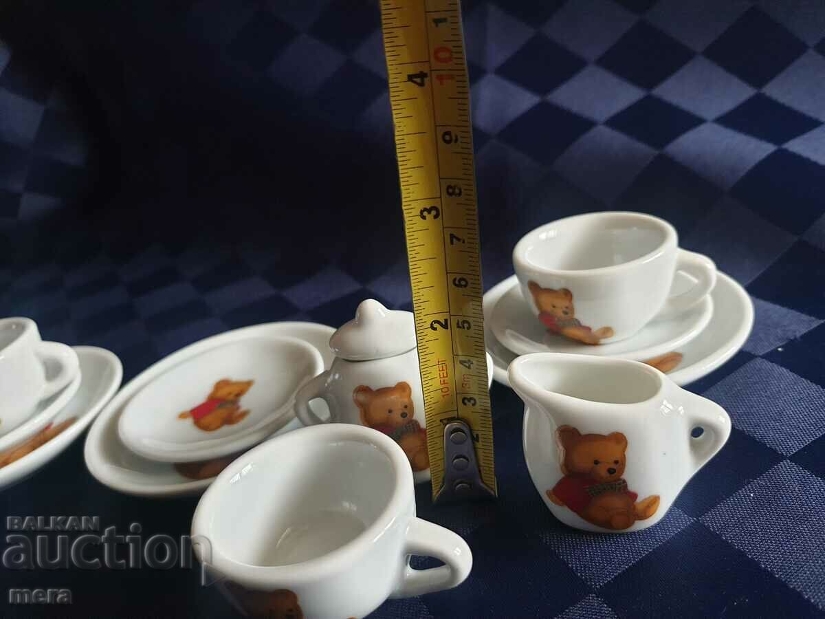 Porcelain miniature children's set - 5 Porcelain miniature children's set - 5