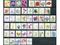 Japan 2014-19 USED - Flowers, "Hospitality flowers" series