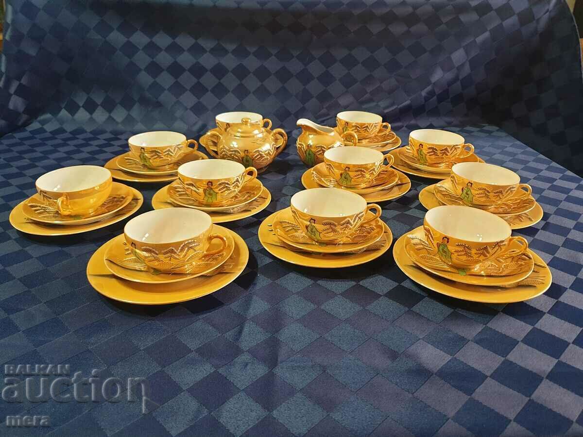 Fine Japanese coffee service with Geisha on the bottom - 35 pieces with price 330.00 BGN | € 168.73 Fine Japanese coffee service with Geisha on the bottom - 35 pieces with price 330.00 BGN | € 168.73