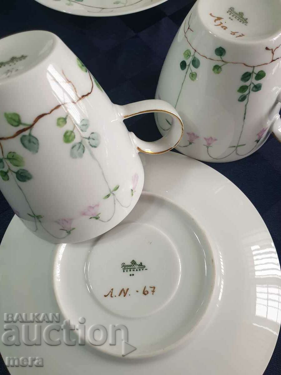Porcelain coffee service - Rosenthal - 6 Porcelain coffee service - Rosenthal - 6