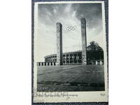 Ολυμπιακοί Αγώνες Βερολίνο 1936 κάρτα σταδίου Stengel #4