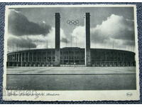 Олимпийски игри Берлин 1936 стадиона картичка Stengel №7