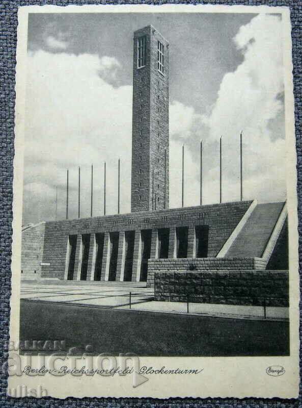 Jocurile Olimpice Berlin 1936 carte poștală stadion Stengel #11