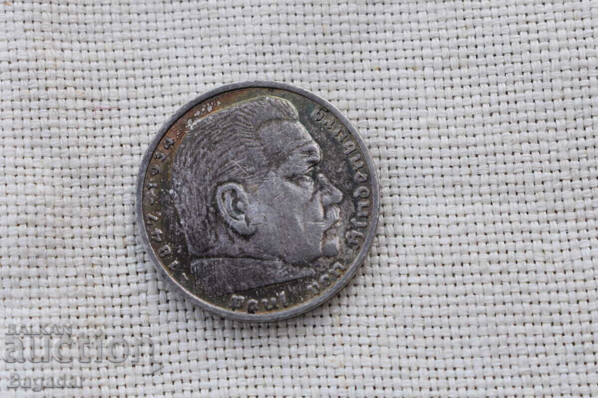 Монета 5 марки 1936 - 6 Монета 5 марки 1936 - 6