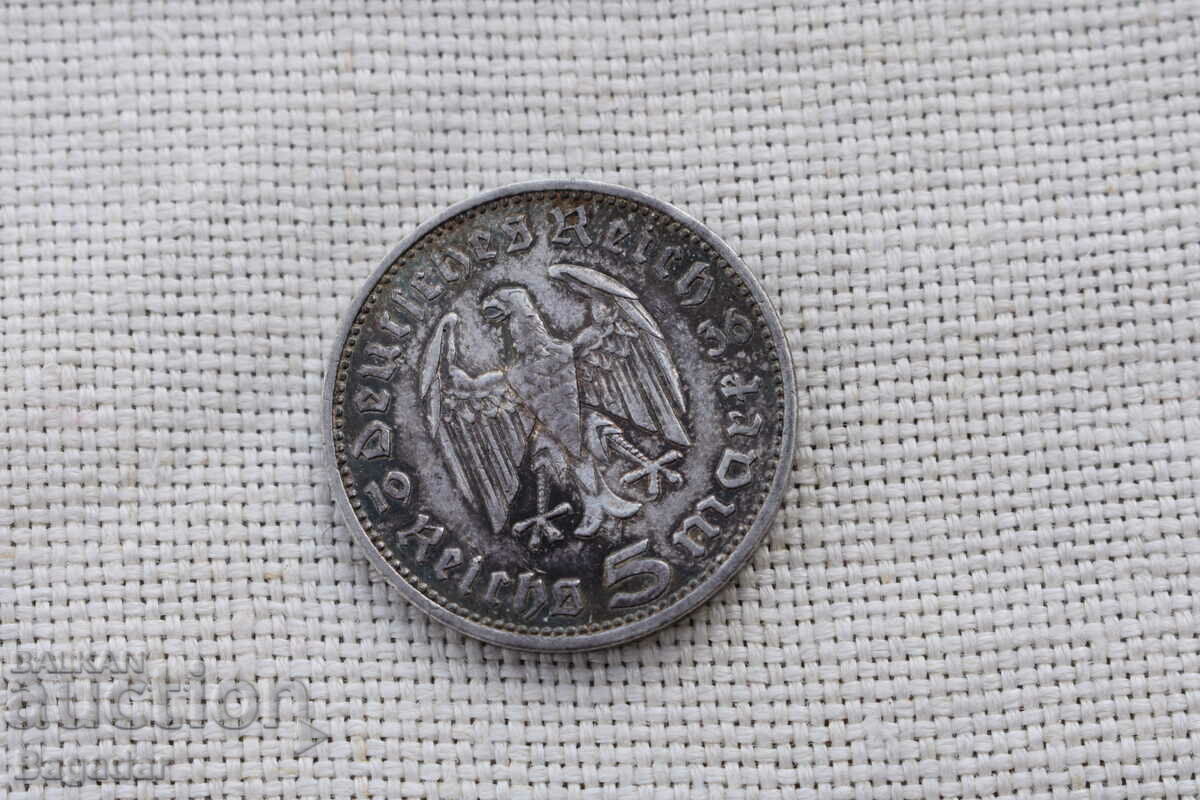 Coin 5 marks 1936