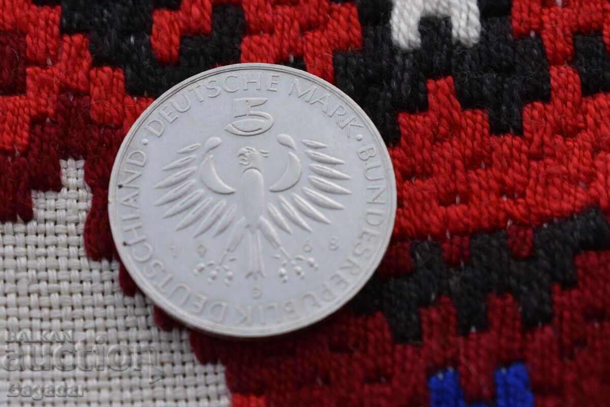 Coin 5 marks 1968 - 5