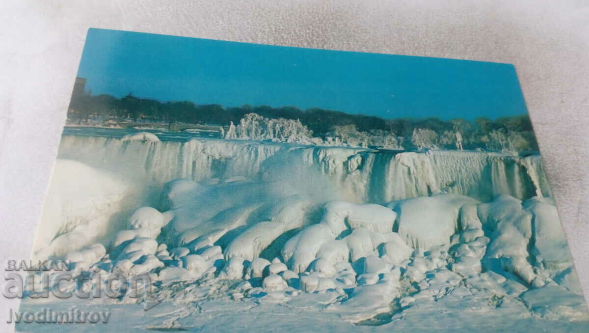 Postcard American Falls in Winter Splendor