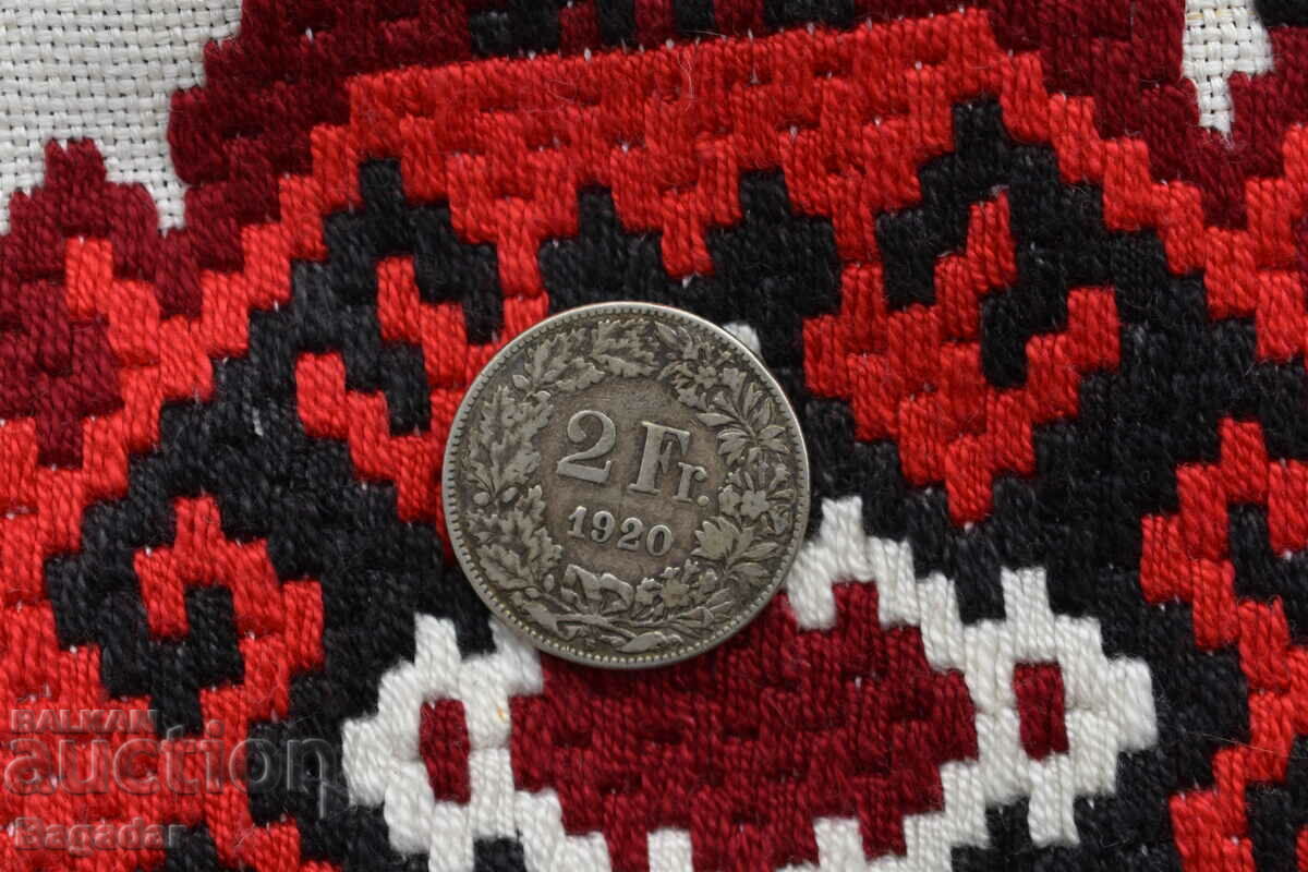 Κέρμα 2 φράγκων 1920