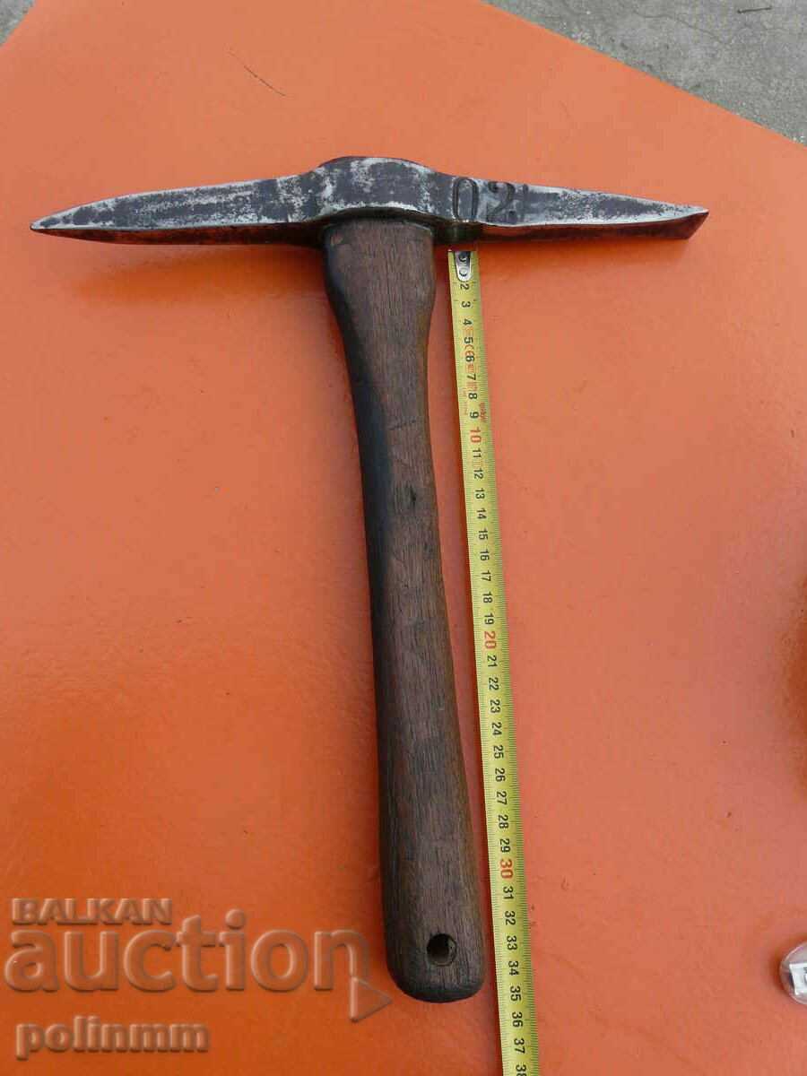 Old German military pickaxe