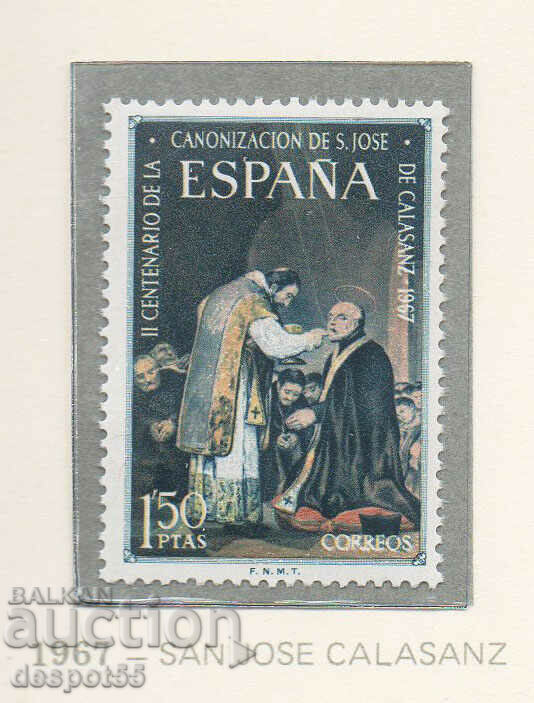 1967. Spania. 20 de ani de la canonizarea lui Jose de Calasanz.