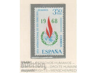 1968. Spain. International Year of Human Rights.