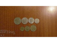 Full set of coinage coins 1990