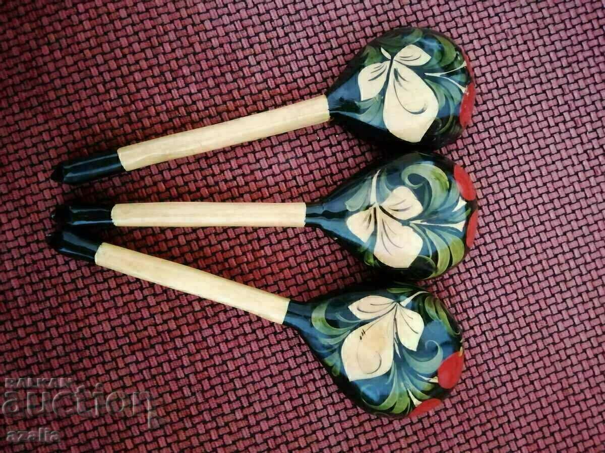 Wooden painted spoons with price € 7.16 | 14.00 BGN