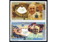SET Vatican, 1000 - 5000 Lire, 2016