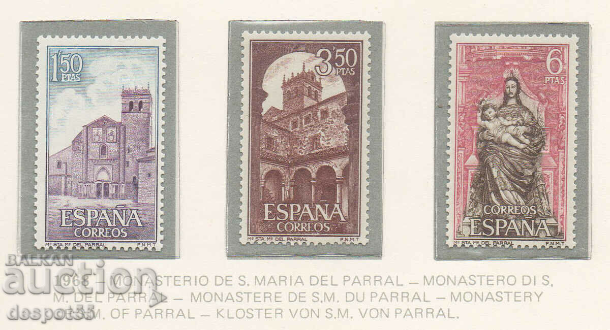 1968. Spain. Monasteries and abbeys.