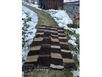 Goat rug carpet path made of goat wool