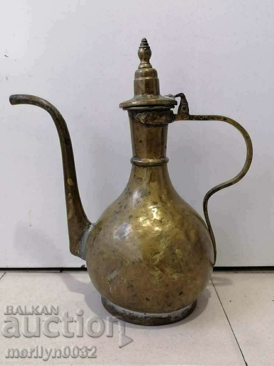 Παλιό αναγεννησιακό χάλκινο δοχείο Ibrik Gyum Kettle με τιμή € 156.37 | 305.83 BGN