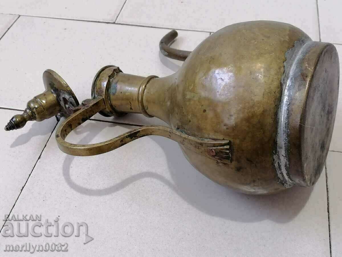 Delivery of Old Renaissance Ibrik Gyum Kettle Copper Vessel Delivery of Old Renaissance Ibrik Gyum Kettle Copper Vessel