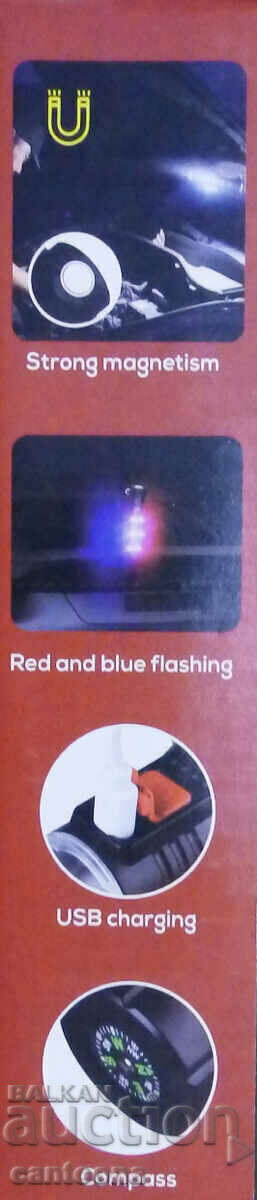 8 in 1 Work Lamp, Flashlight, Magnet, Power Bank, GX8126 - 6