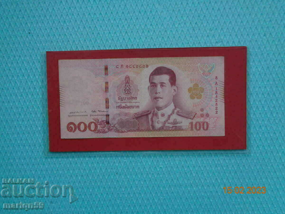 -100 baht Thailanda 2018