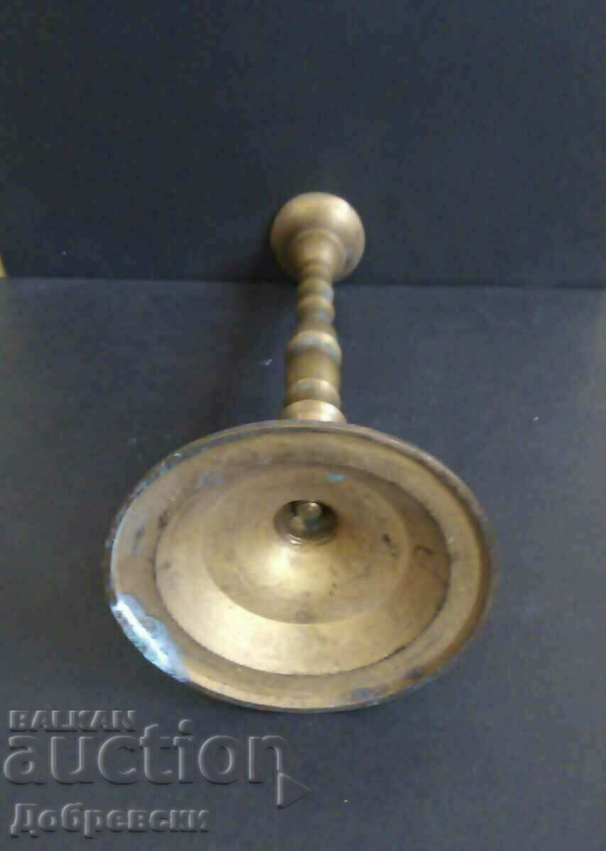 Auction Old bronze candlestick Auction Old bronze candlestick