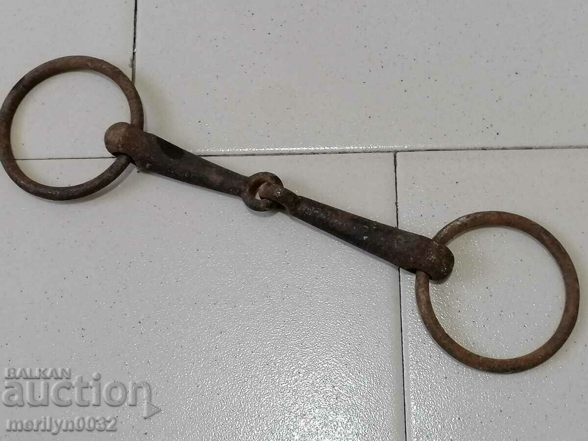 Old wrought bridle gem reins wrought iron, harness with price 32.00 BGN | € 16.36 Old wrought bridle gem reins wrought iron, harness with price 32.00 BGN | € 16.36