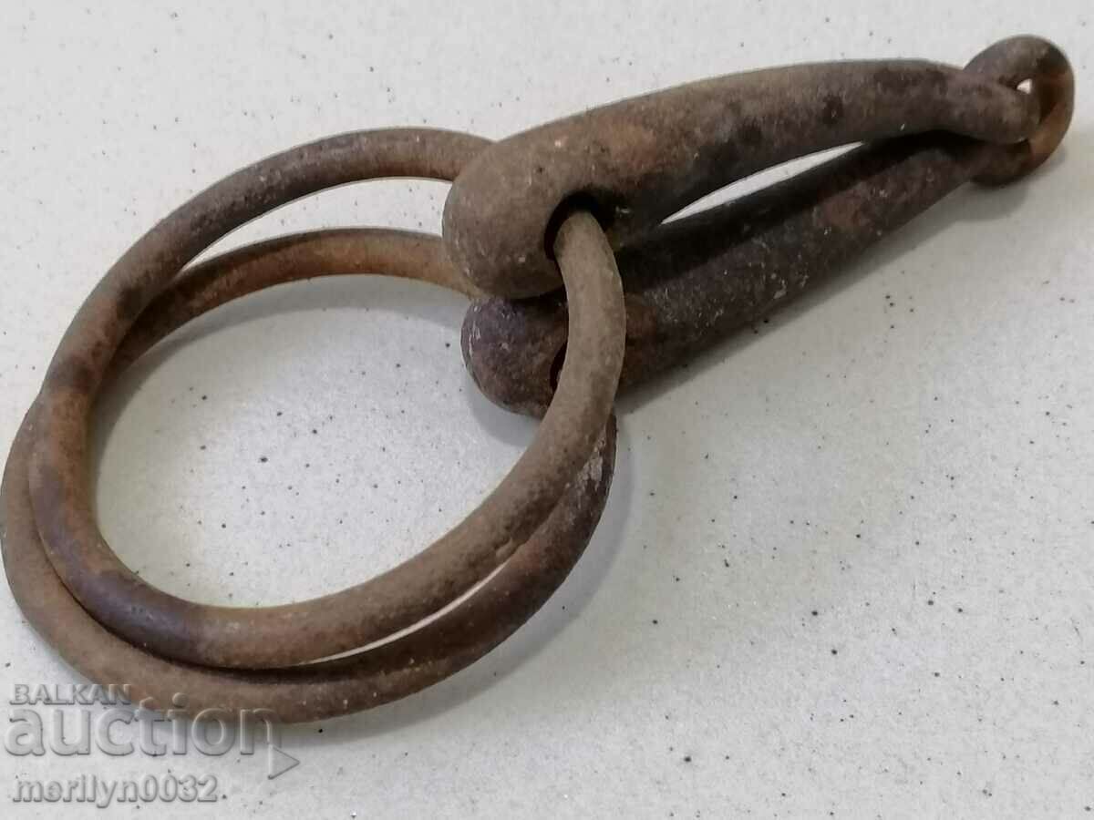 Old wrought bridle gem reins wrought iron, harness - 6 Old wrought bridle gem reins wrought iron, harness - 6