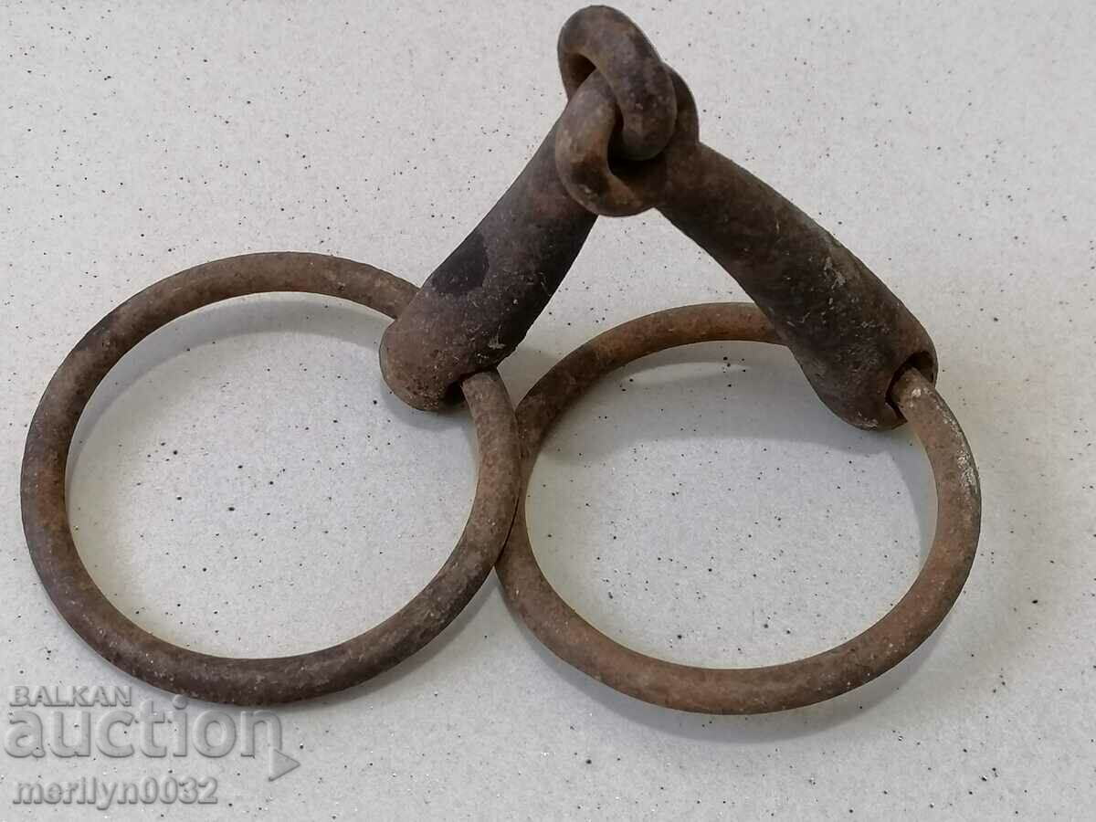Old wrought bridle gem reins wrought iron, harness - 7 Old wrought bridle gem reins wrought iron, harness - 7
