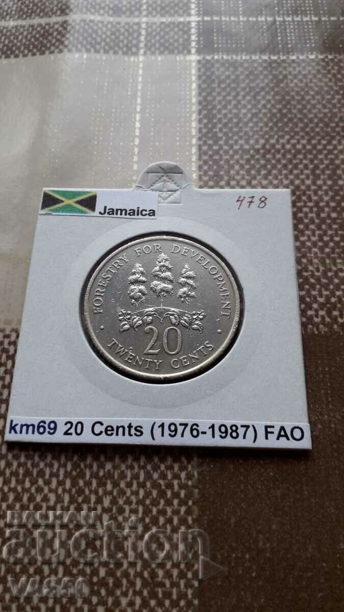 478. JAMAICA-20c. 1976FAO
