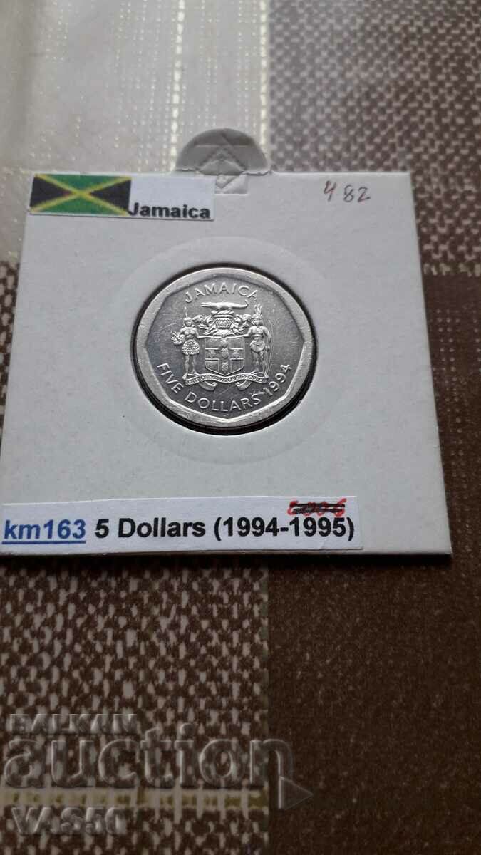 482. JAMAICA-5 dolari 1994