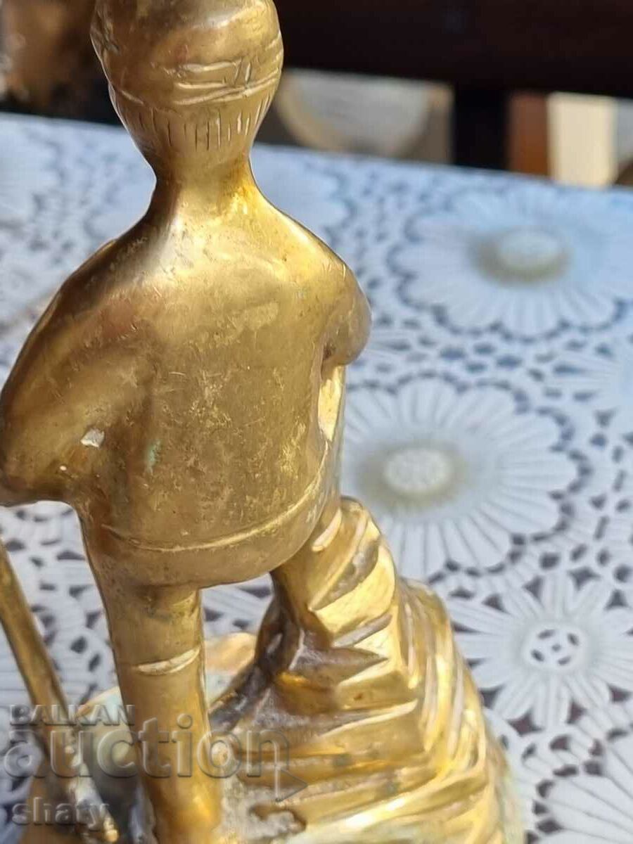 Χάλκινη φιγούρα. Μεταλλωρύχος - 6 Χάλκινη φιγούρα. Μεταλλωρύχος - 6