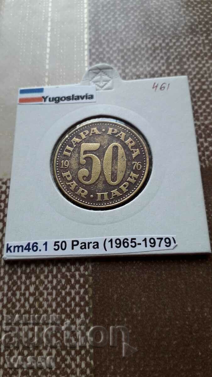 461. YUGOSLAVIA-50 coins. 1976
