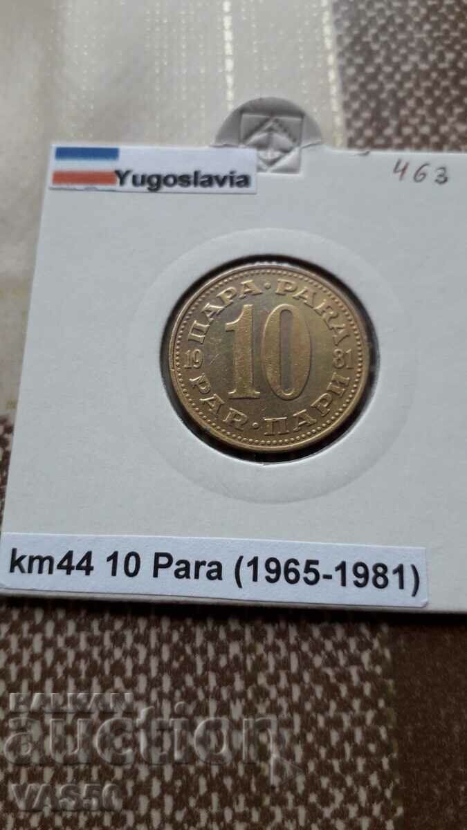 463. YUGOSLAVIA-10 coins. 1979