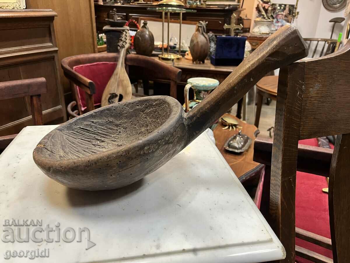 Authentic wooden ladle. #3475