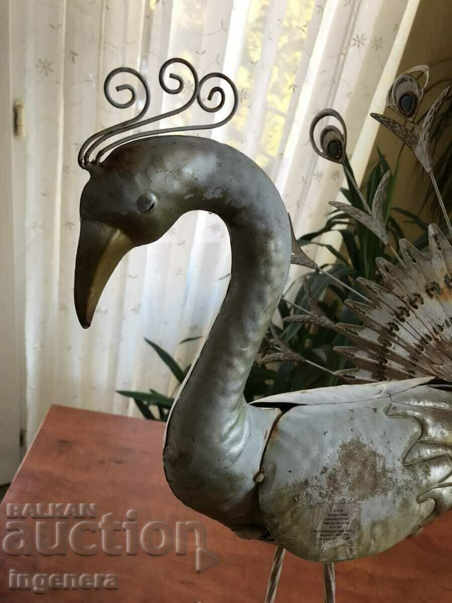 PEACOCK METAL DECORATION FIGURE with price 79.00 BGN | € 40.39 PEACOCK METAL DECORATION FIGURE with price 79.00 BGN | € 40.39