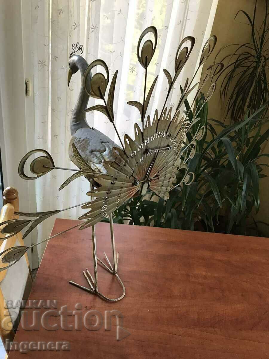 Delivery of PEACOCK METAL DECORATION FIGURE Delivery of PEACOCK METAL DECORATION FIGURE