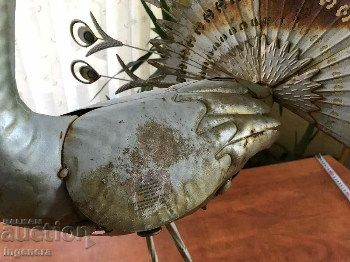 PEACOCK METAL DECORATION FIGURE - 7 PEACOCK METAL DECORATION FIGURE - 7