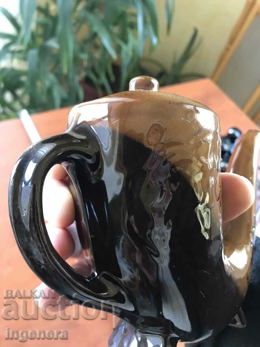 Delivery of VESSEL FOR POURING HEATED BRANDY-TROJAN CERAMIC Delivery of VESSEL FOR POURING HEATED BRANDY-TROJAN CERAMIC