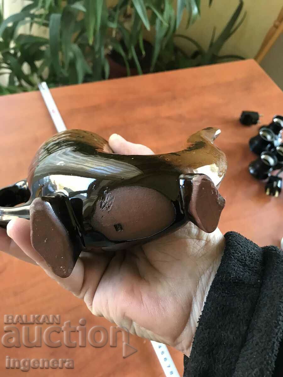 VESSEL FOR POURING HEATED BRANDY-TROJAN CERAMIC - 6 VESSEL FOR POURING HEATED BRANDY-TROJAN CERAMIC - 6