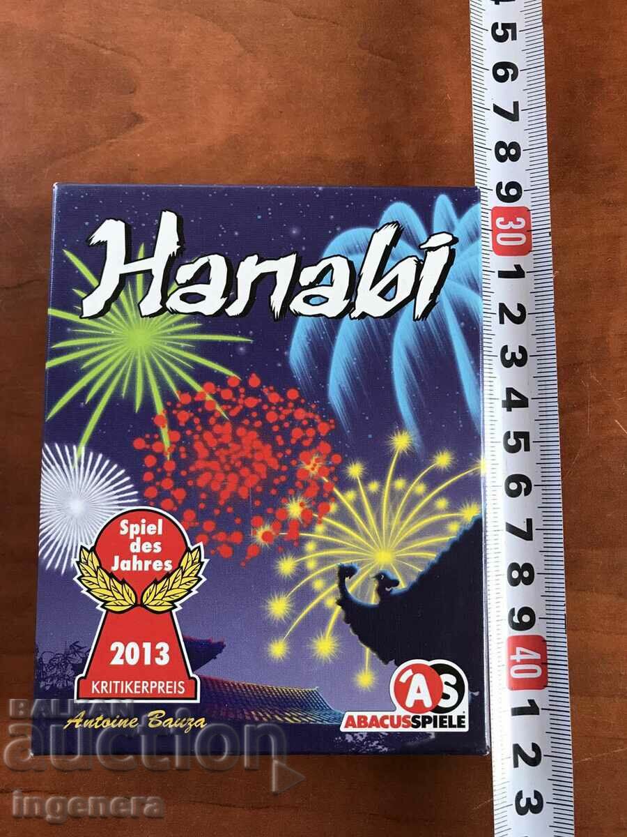 Delivery of GAME CARDS-THE 2013 GAME-HANABI